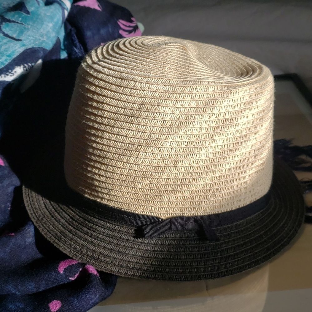 J. CREW straw fedora hat - Picture 2 of 9